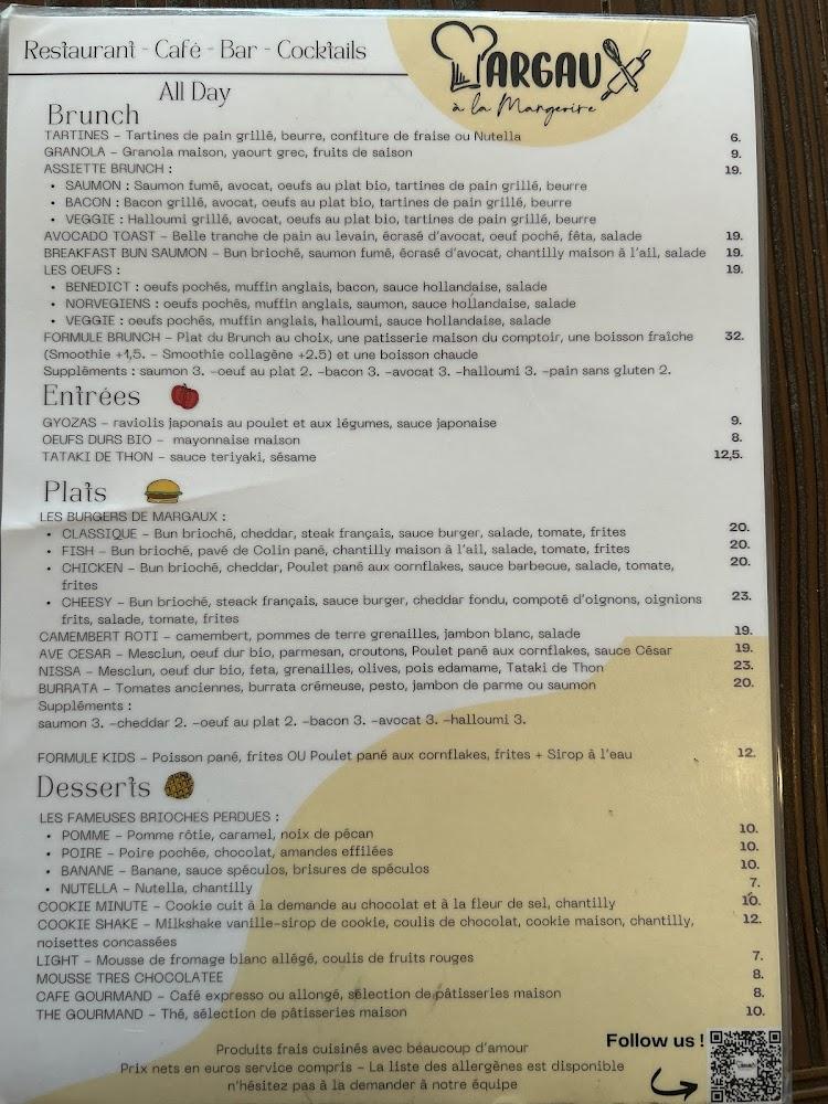 Margaux à La Mangeoire - Restaurant Deauville - Menu Image 1