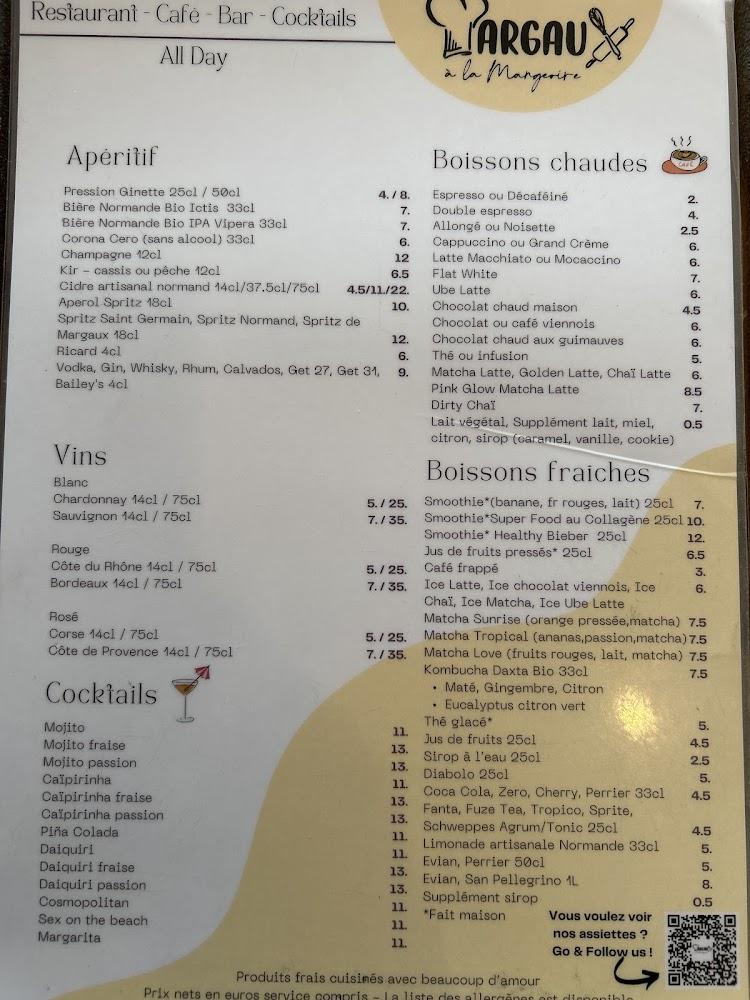 Margaux à La Mangeoire - Restaurant Deauville - Menu Image 2